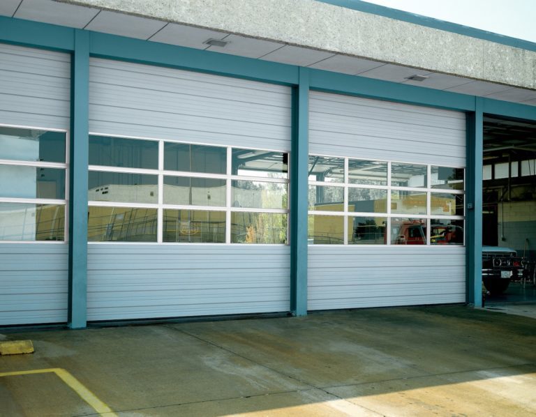 Sectional Steel Doors at a Commercial Facility