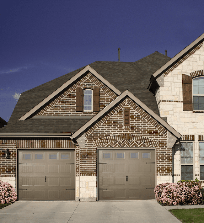 Traditional-Steel-Standard-Panel-Model-1500-(180)-Taupereal-Prairie-1 Overhead Door Company of Huntsville at a home in Decatur, Alabama